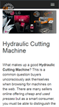 Mobile Screenshot of hydrauliccuttingmachine.com